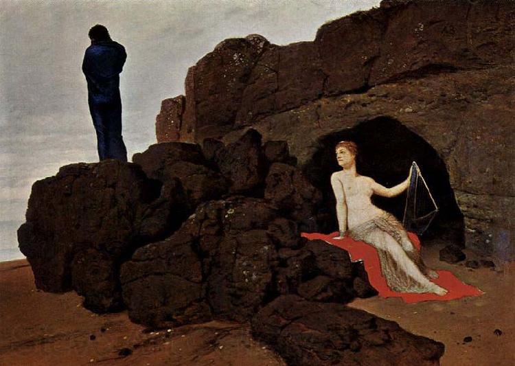 Arnold Bocklin Odysseus und Kalypso